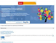 Tablet Screenshot of marketingeducativo.info